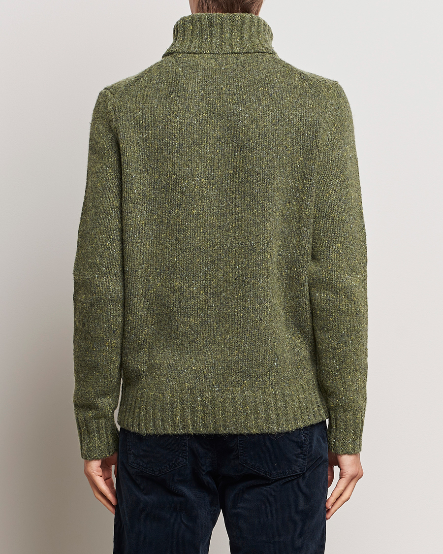 Herr | Tröjor | Morris | Graham Knitted Rollneck Olive