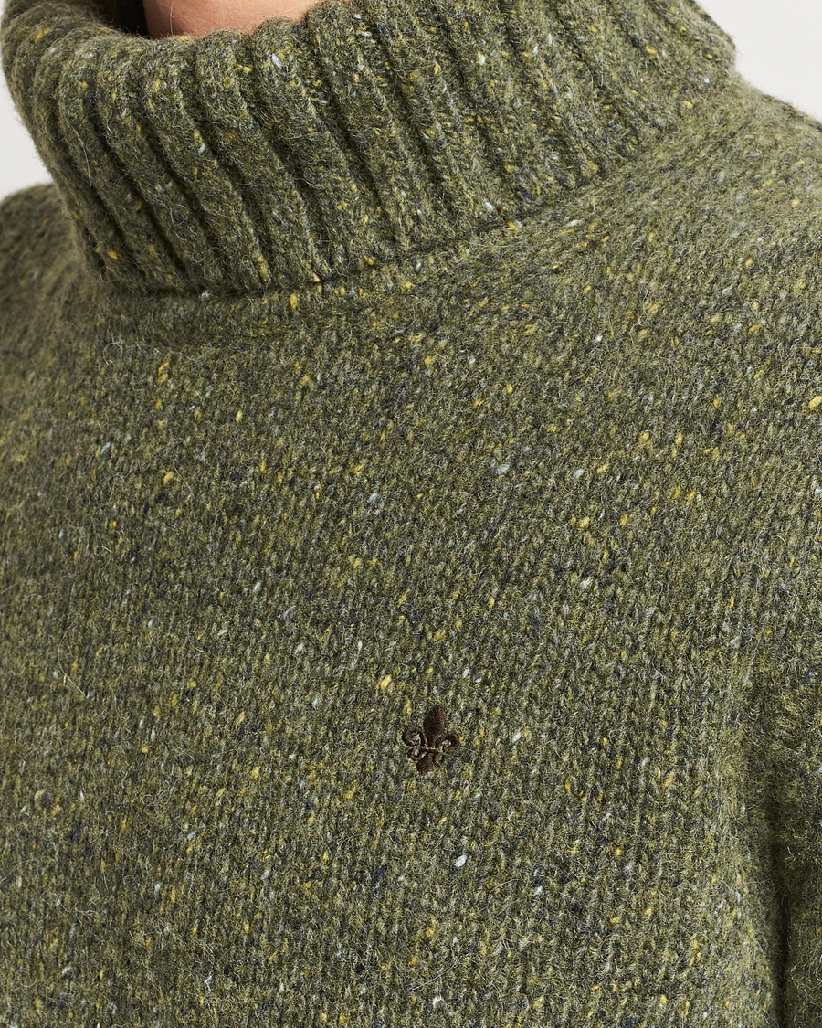 Herr | Tröjor | Morris | Graham Knitted Rollneck Olive