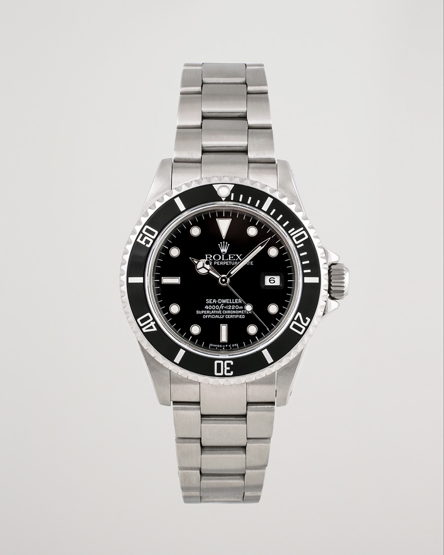 Herr | Rolex Pre-Owned Sea Dweller 16600 Oyster Perpetual Steel Black | Rolex Pre-Owned | Sea Dweller 16600 Oyster Perpetual Steel Black
