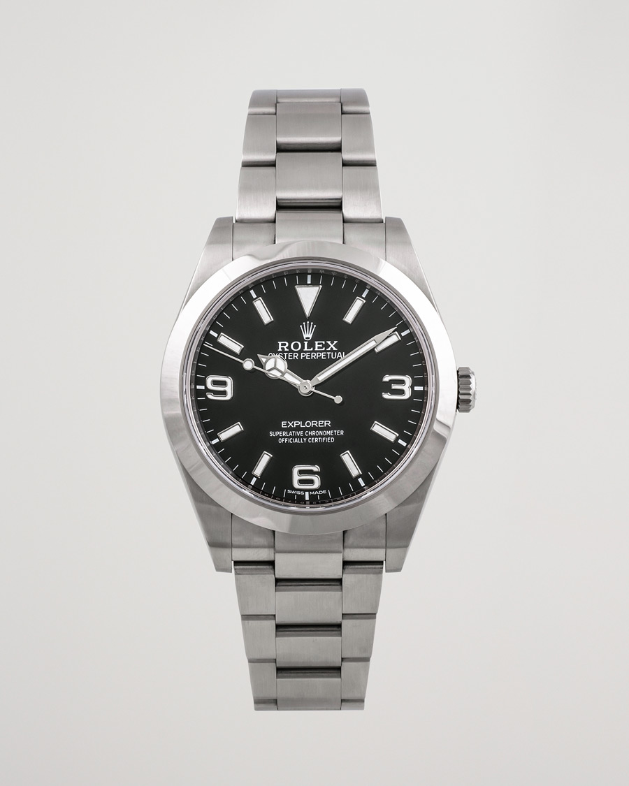 Herr | Rolex Pre-Owned Explorer 39mm 214270 Steel Black | Rolex Pre-Owned | Explorer 39mm 214270 Steel Black