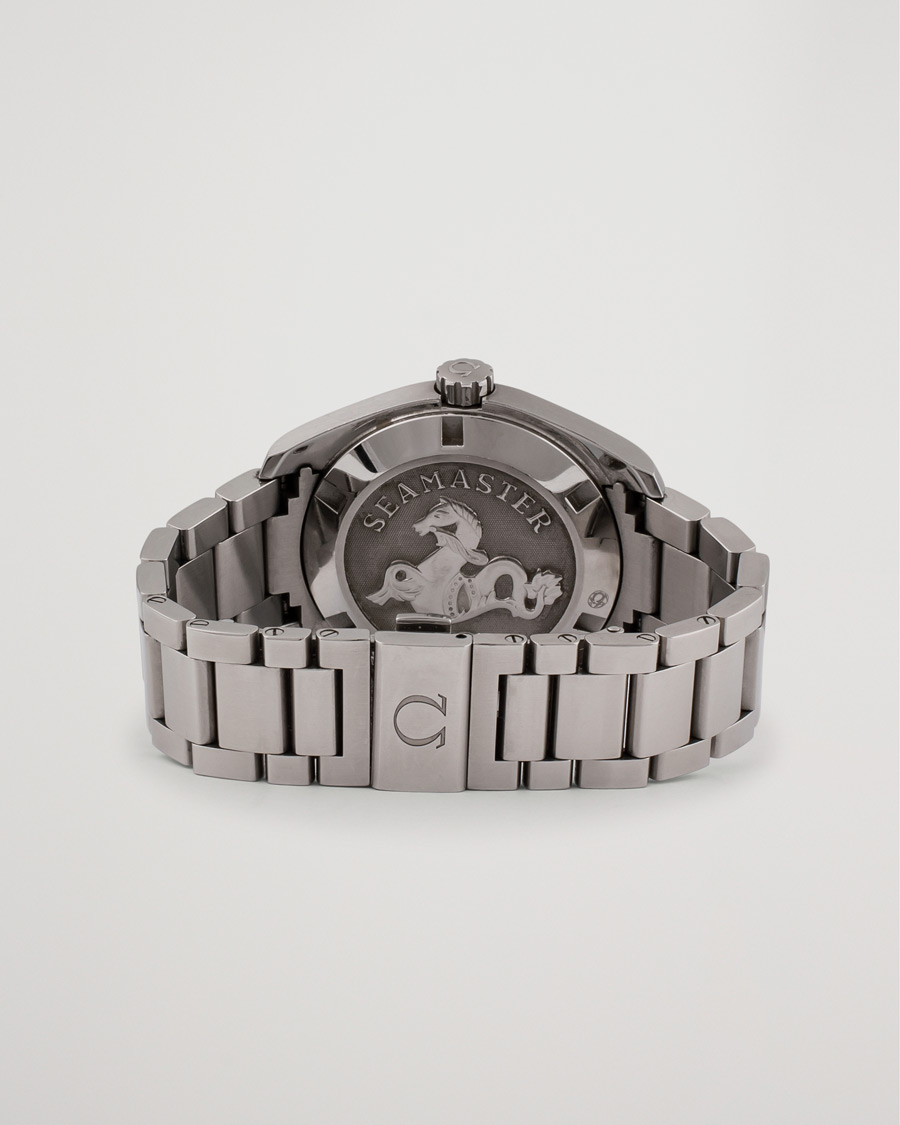 Herr | Omega Pre-Owned Seamaster Aqua Terra Steel White | Omega Pre-Owned | Seamaster Aqua Terra Steel White