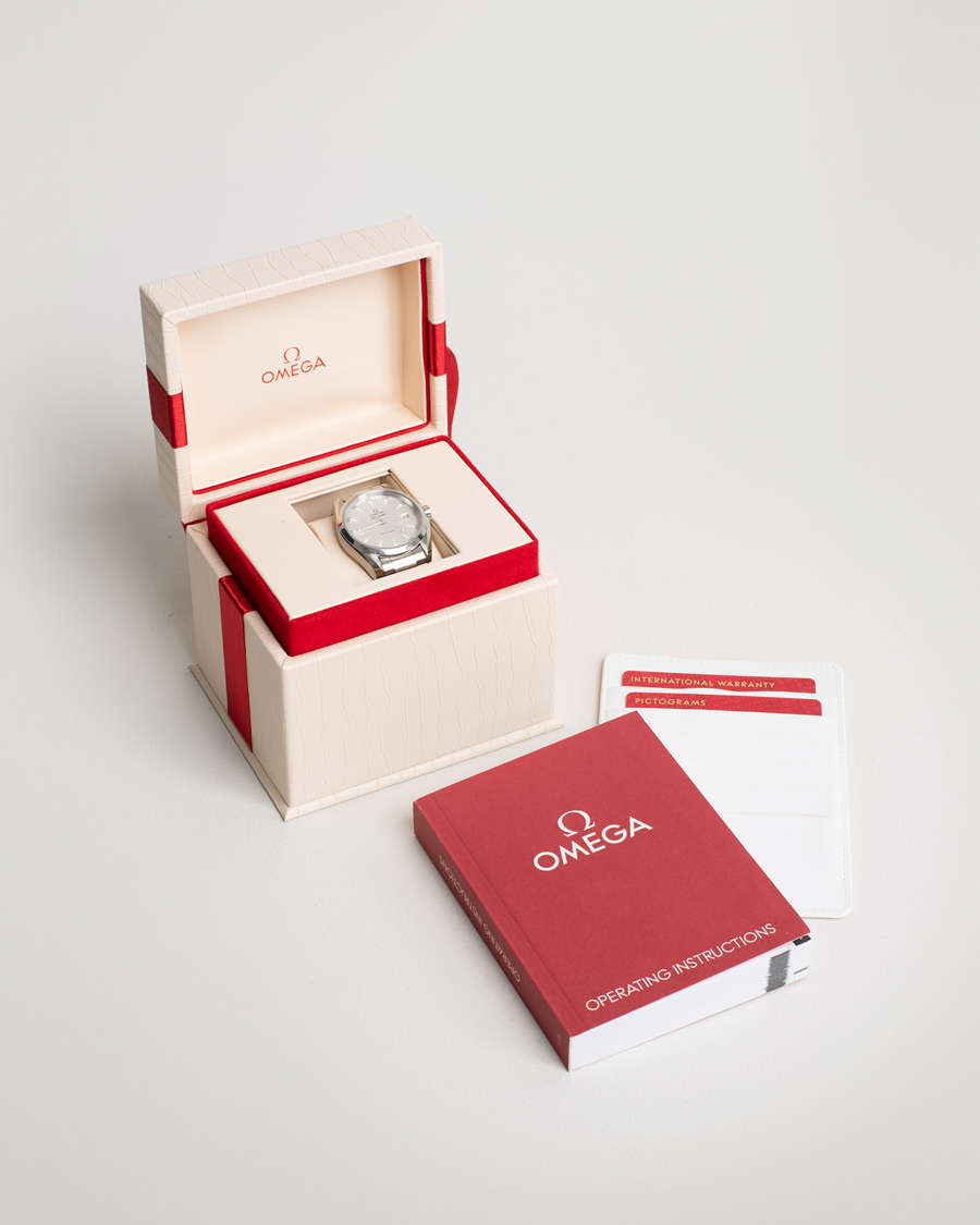 Herr | Omega Pre-Owned Seamaster Aqua Terra Steel White | Omega Pre-Owned | Seamaster Aqua Terra Steel White