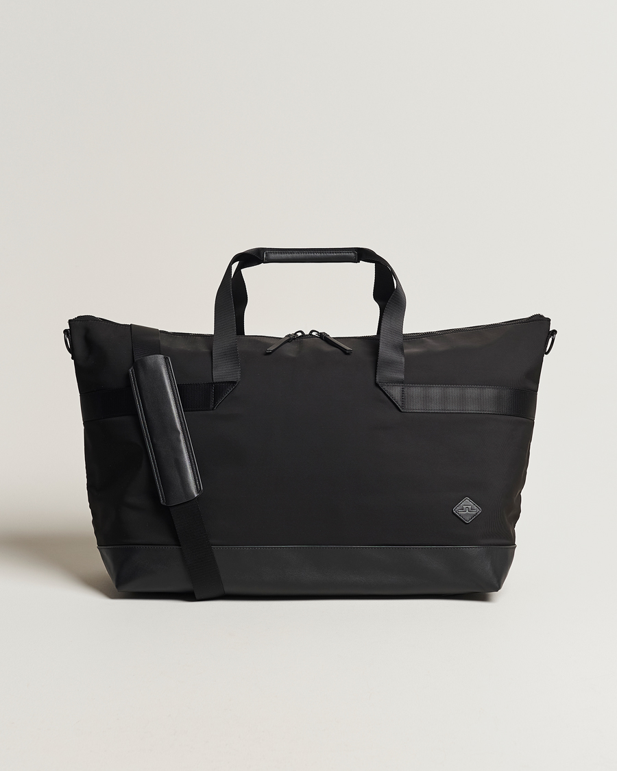 Herr | Väskor | J.Lindeberg | Walt Nylon Weekender Black