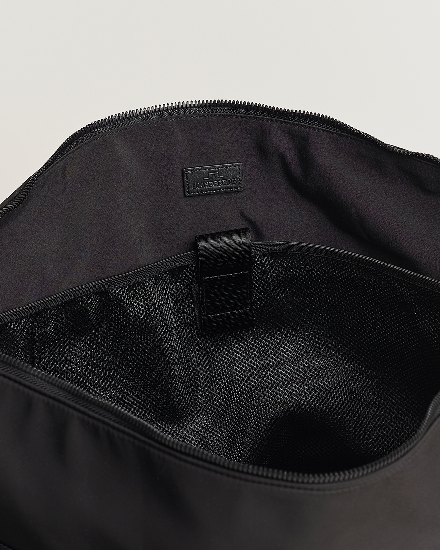 Herr | Väskor | J.Lindeberg | Walt Nylon Weekender Black