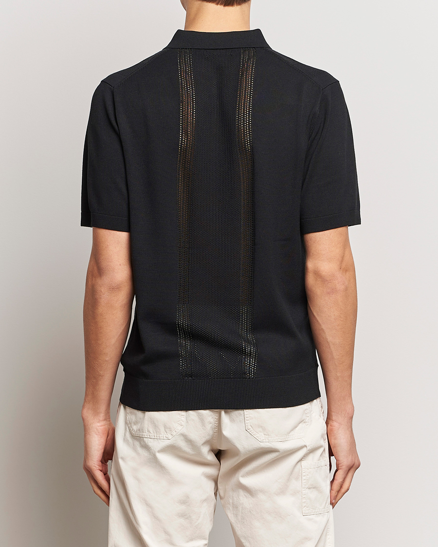 Herr | Pikéer | J.Lindeberg | Ryce Texture Blocking Polo Black