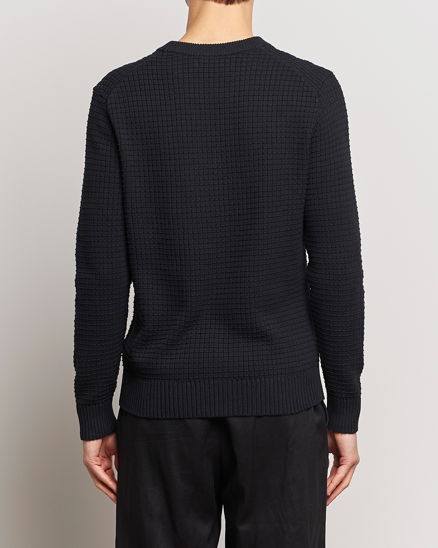 Herr | Tröjor | J.Lindeberg | Archer Structure Sweater Black