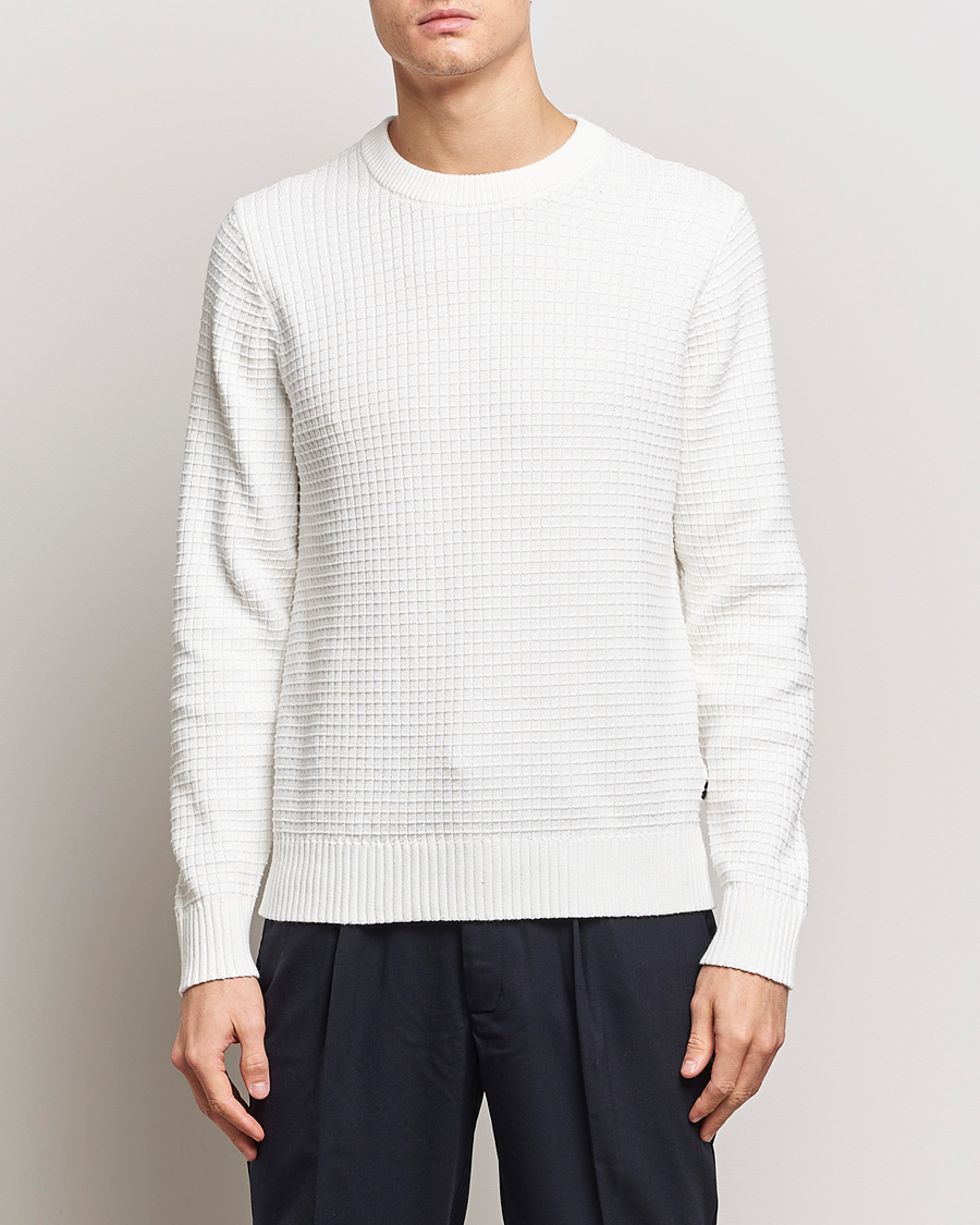 Herr | Avdelningar | J.Lindeberg | Archer Structure Sweater Cloud White