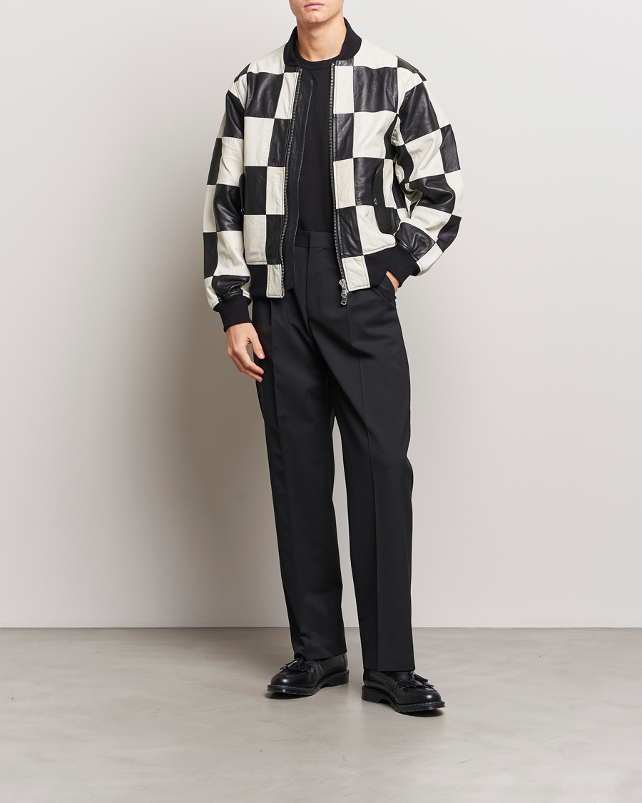 Herr | Jackor | J.Lindeberg | Milan Patchwork Leather Jacket Black