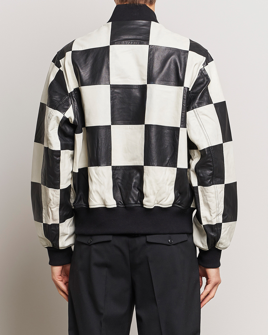 Herr | Jackor | J.Lindeberg | Milan Patchwork Leather Jacket Black
