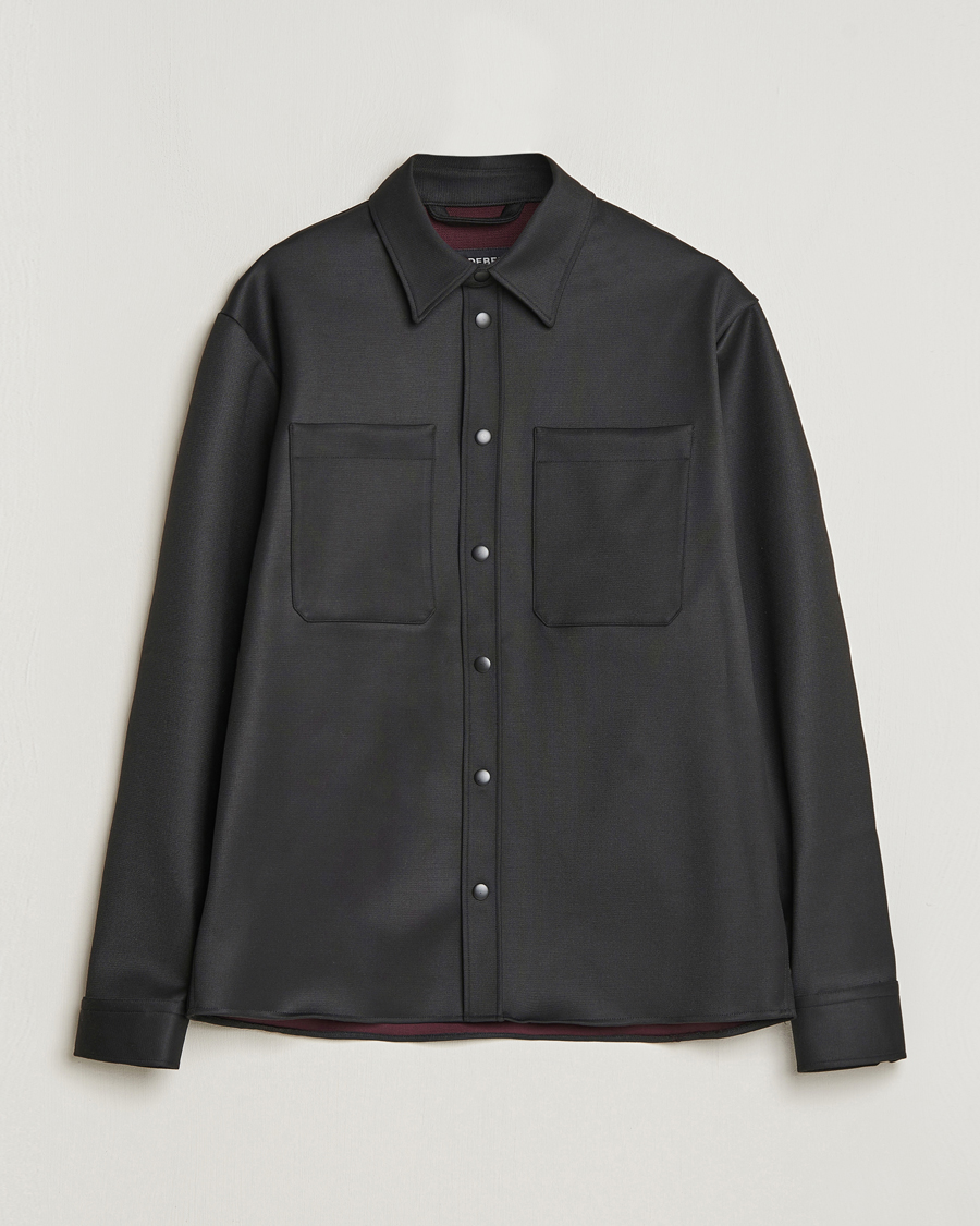 Herr | Jackor | J.Lindeberg | Coen Double Face Overshirt Black
