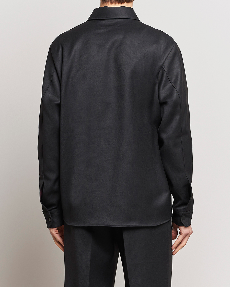 Herr | Jackor | J.Lindeberg | Coen Double Face Overshirt Black