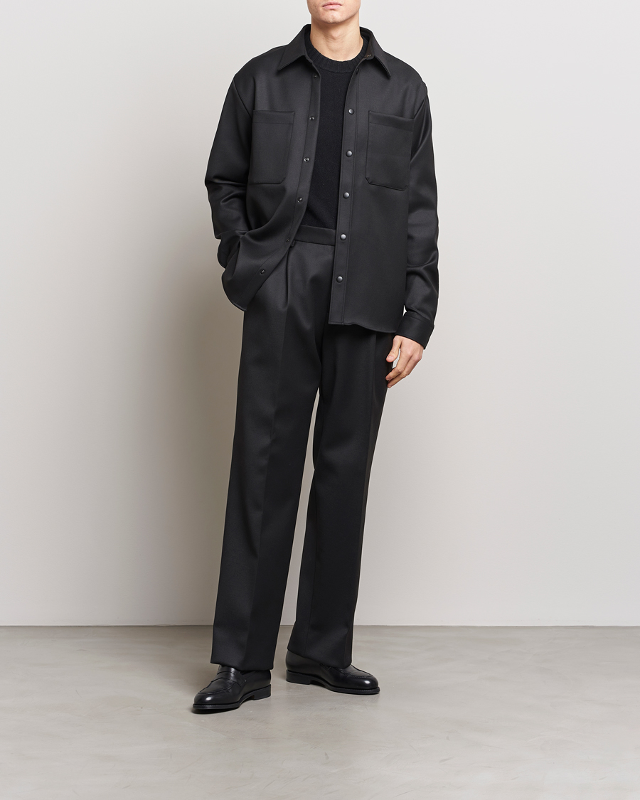 Herr | Byxor | J.Lindeberg | Haij Double Pleat Pants Black