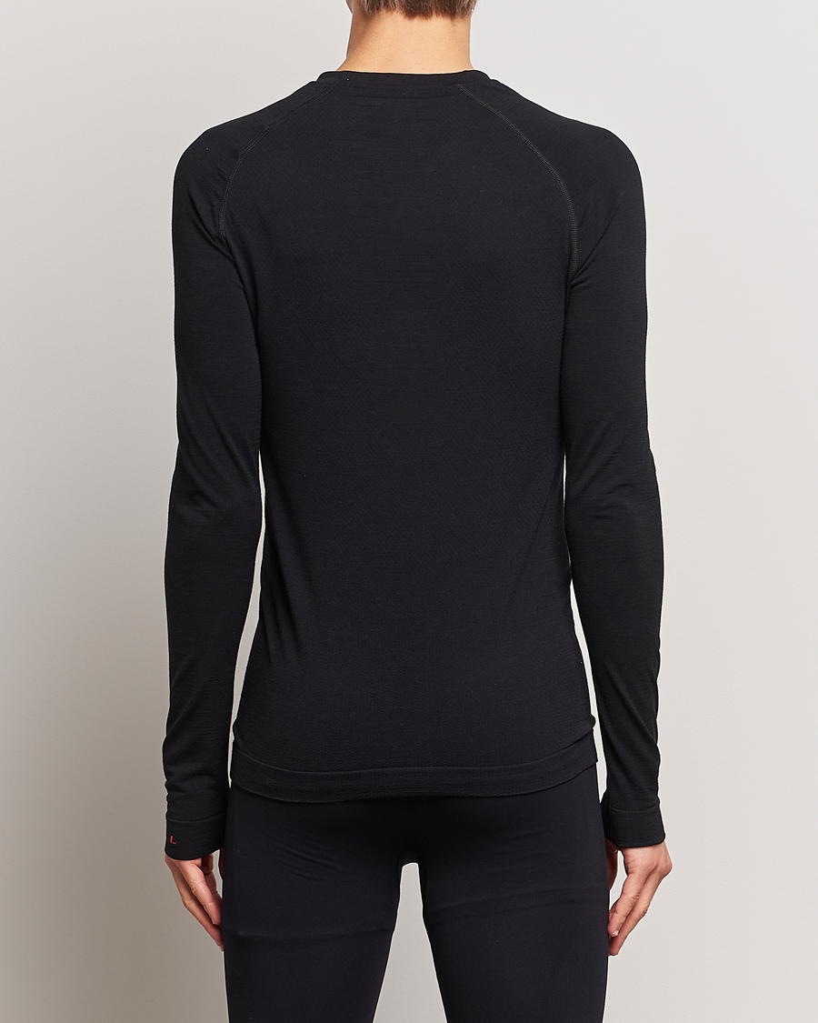 Herr |  | Falke Sport | Falke Long Sleeve Wool Tech Light Shirt Black