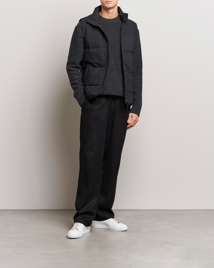 Herr | Jackor | A Day's March | Alford Puffer Vest Black