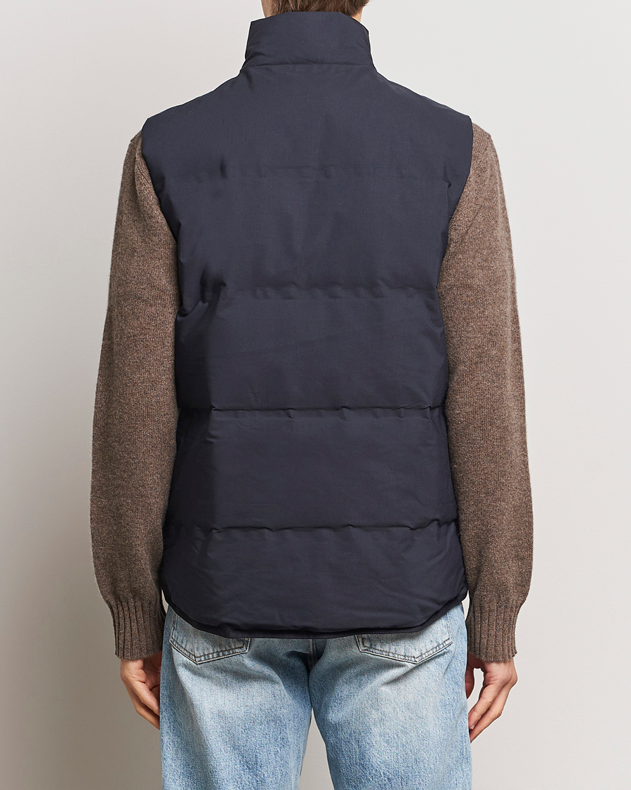 Herr | Jackor | A Day's March | Alford Puffer Vest Navy