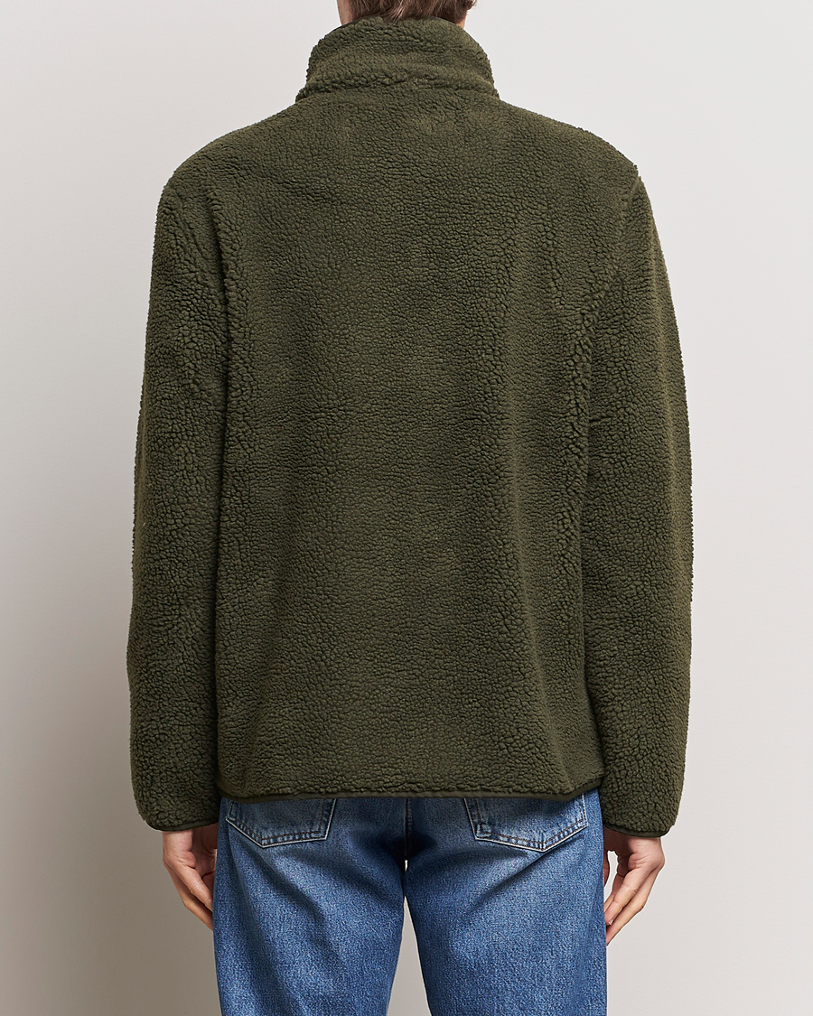 Herr | Tröjor | A Day's March | Tone Pile Fleece Jacket Deep Green
