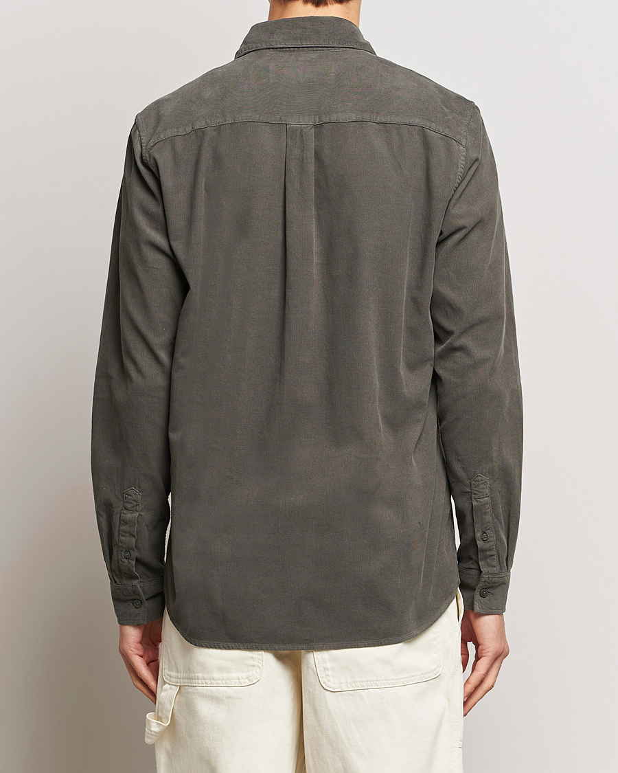 Herr | Skjortor | A Day's March | Daintree Baby Cord Shirt Olive