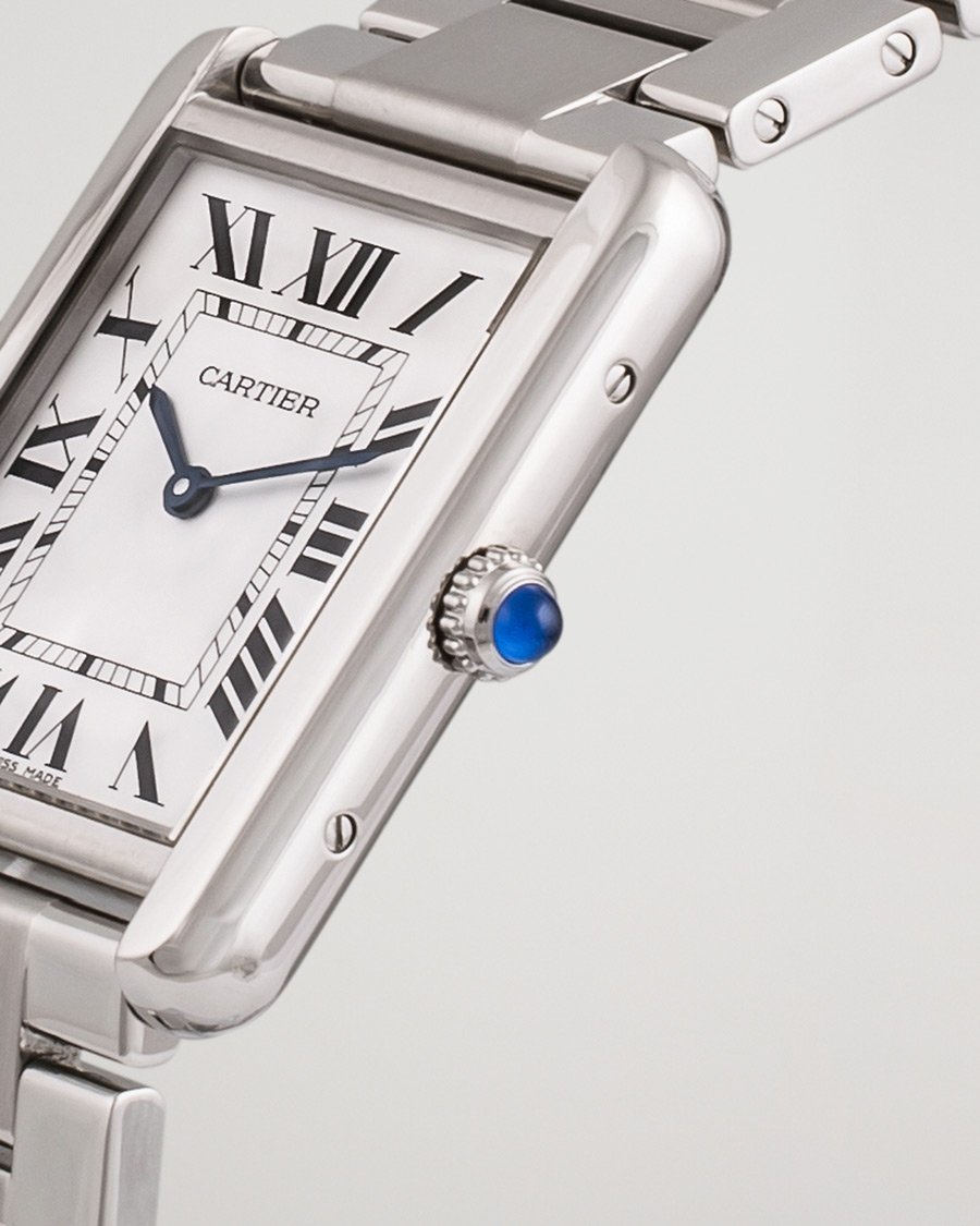 Herr | Cartier Pre-Owned Tank Solo Large W5200014 Steel White | Cartier Pre-Owned | Tank Solo Large W5200014 Steel White