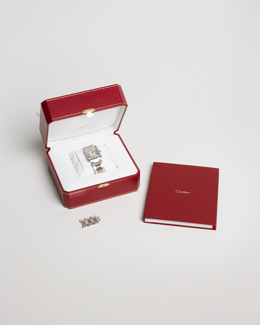 Herr | Cartier Pre-Owned Tank Solo Large W5200014 Steel White | Cartier Pre-Owned | Tank Solo Large W5200014 Steel White