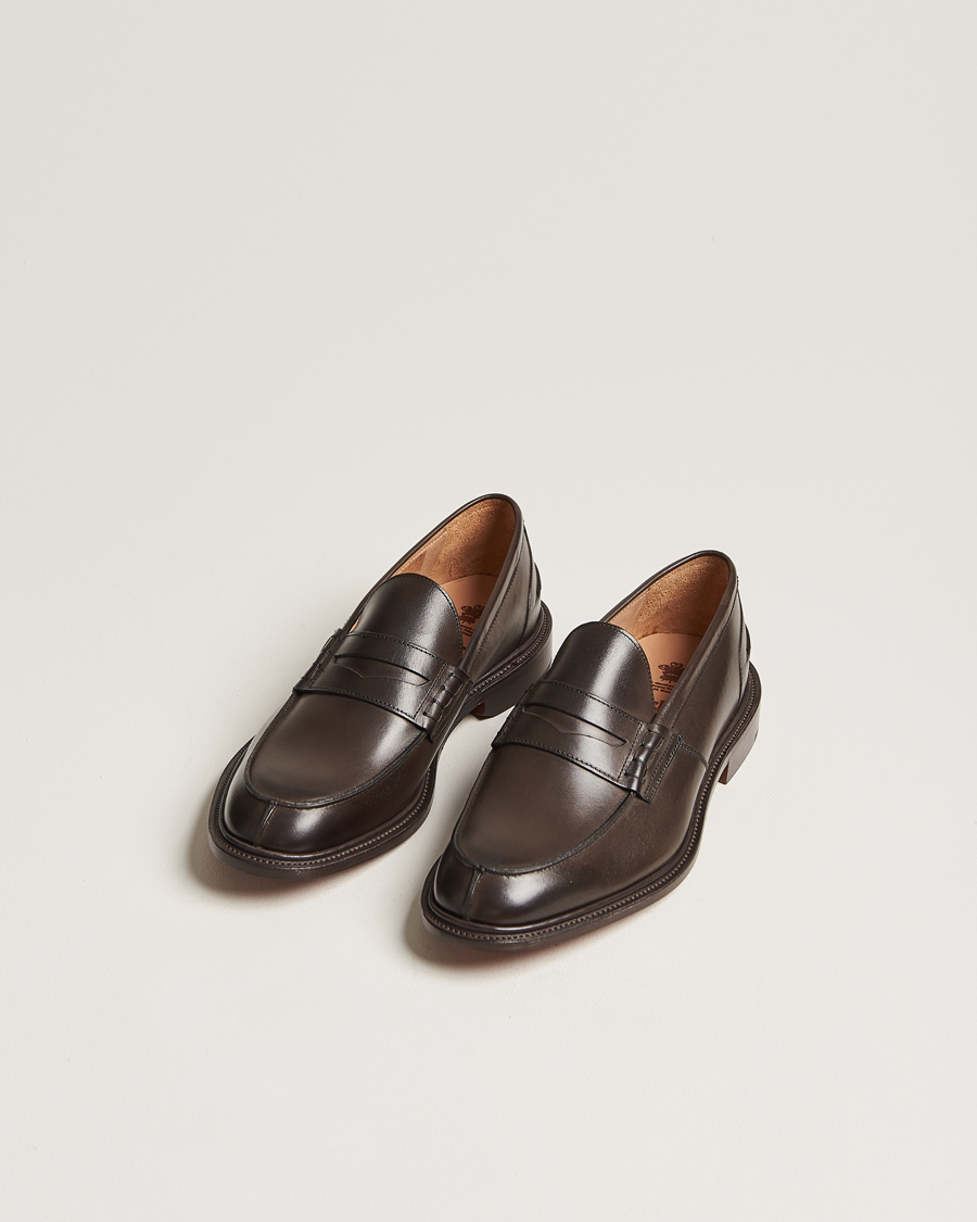 Herr | Tricker's James Penny Loafers Espresso Calf | Tricker's | James Penny Loafers Espresso Calf