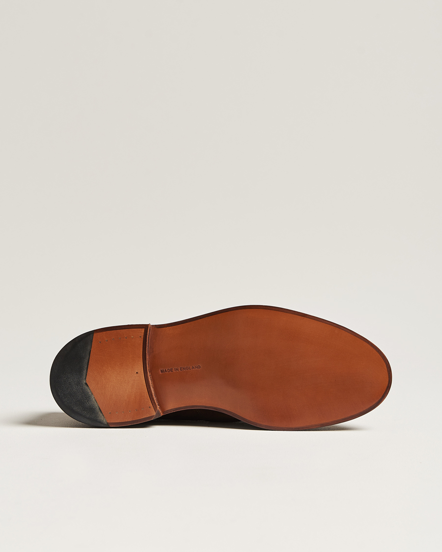 Herr | Loafers | Tricker's | James Penny Loafers Chocolate Suede