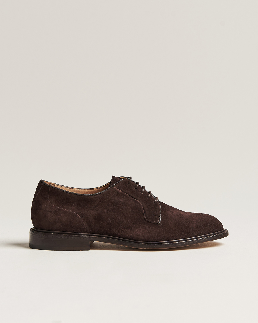 Herr | Derbys | Tricker's | Robert Derby Shoes Coffee Suede