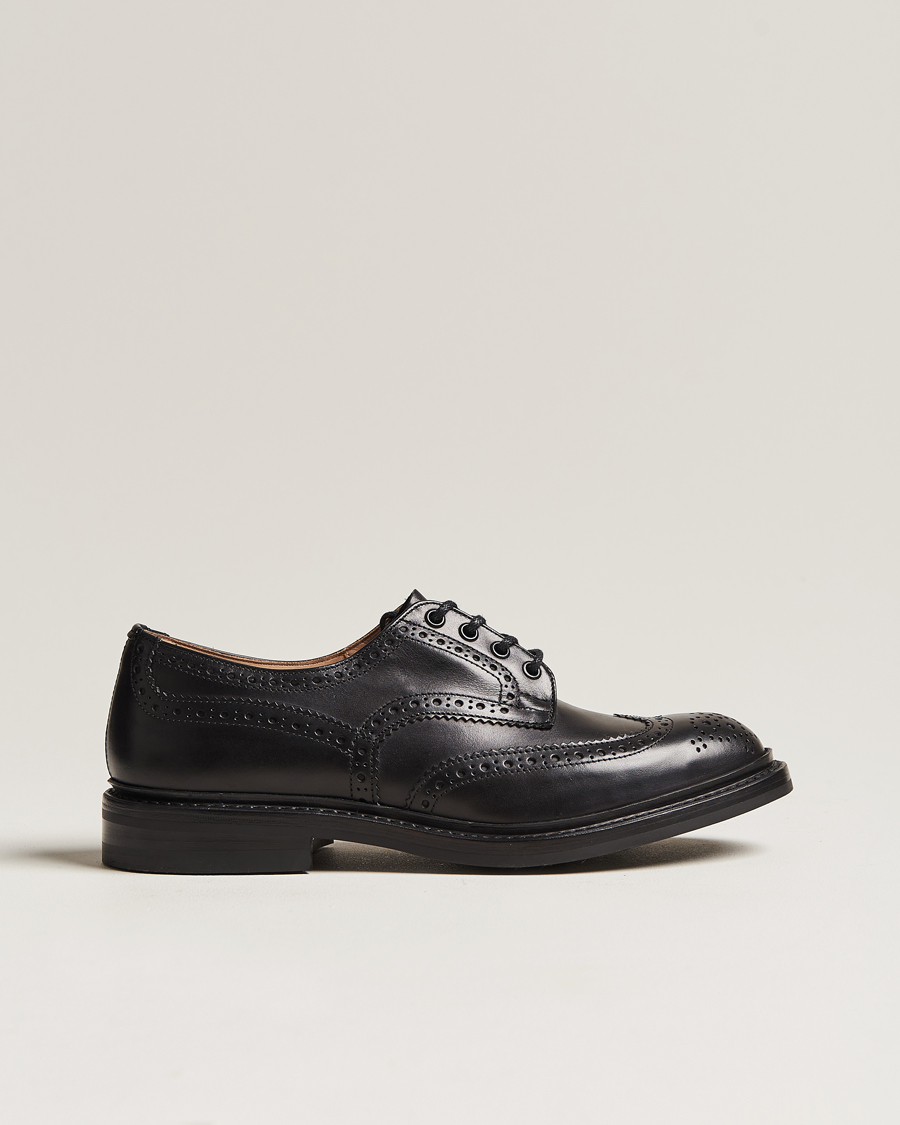 Herr | Brogues | Tricker's | Bourton Country Brogues Black Calf