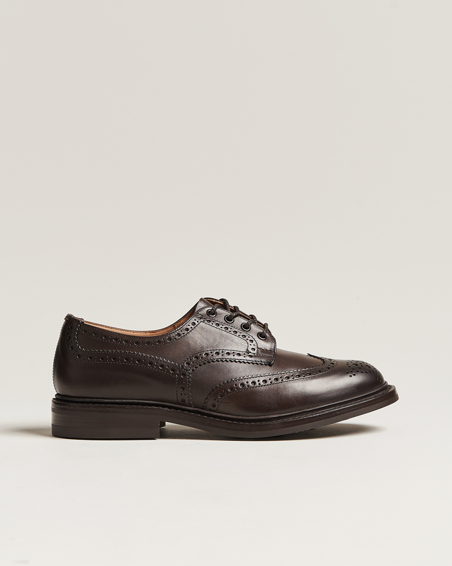 Herr | Brogues | Tricker's | Bourton Country Brogues Espresso Calf