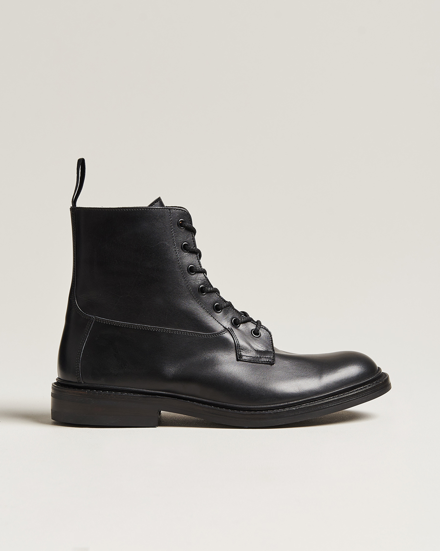 Herr | Kängor | Tricker's | Burford Dainite Country Boots Black Calf