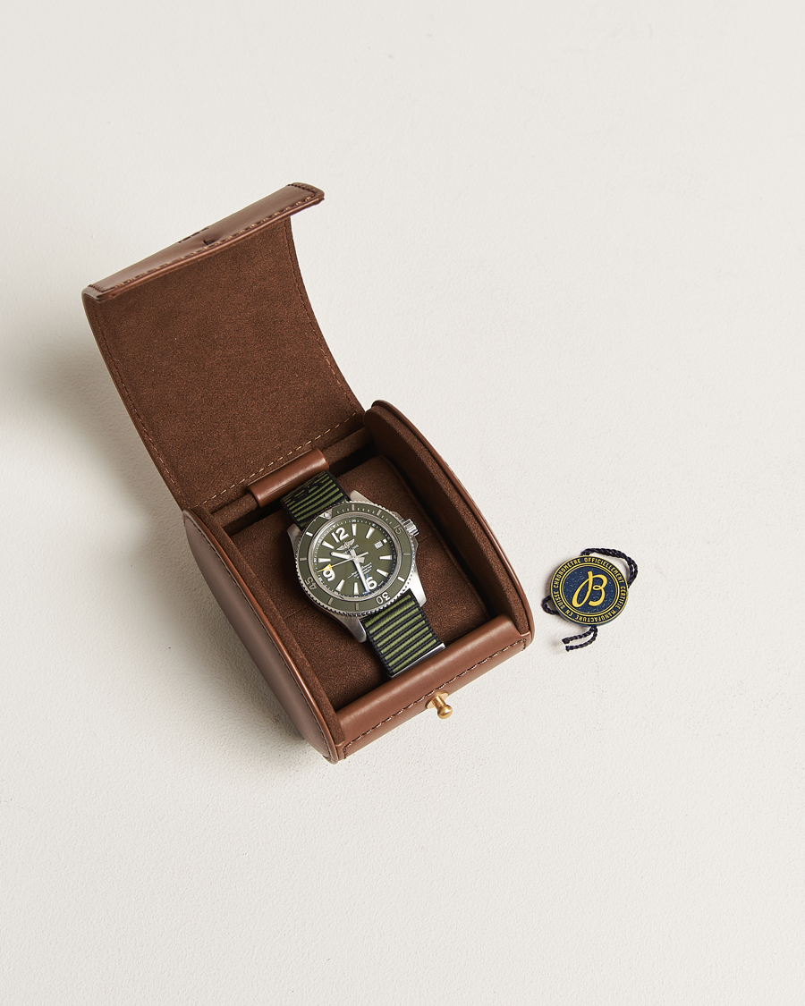 Herr | Breitling Pre-Owned Superocean 44 Outerknown A17367 Steel Green | Breitling Pre-Owned | Superocean 44 Outerknown A17367 Steel Green