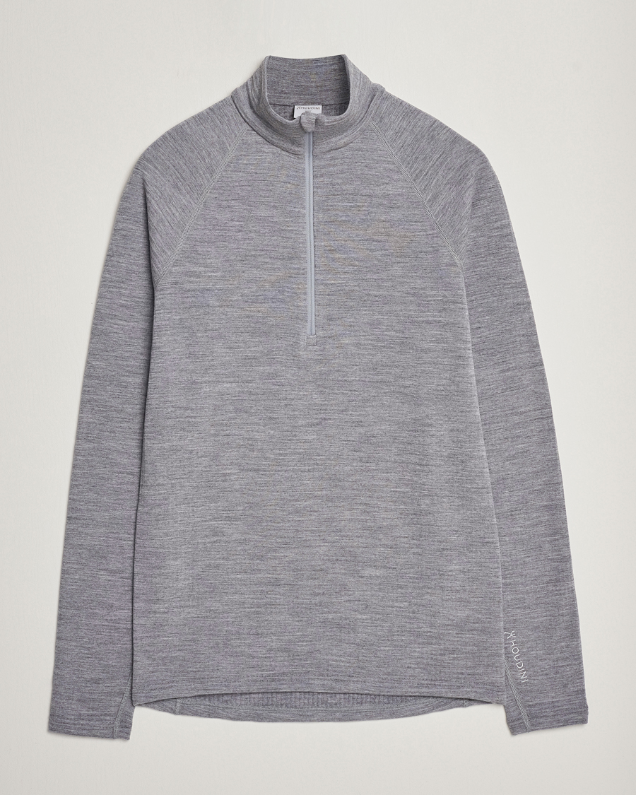 Herr | Tröjor | Houdini | Desoli Merino Thermal Half-Zip College Grey