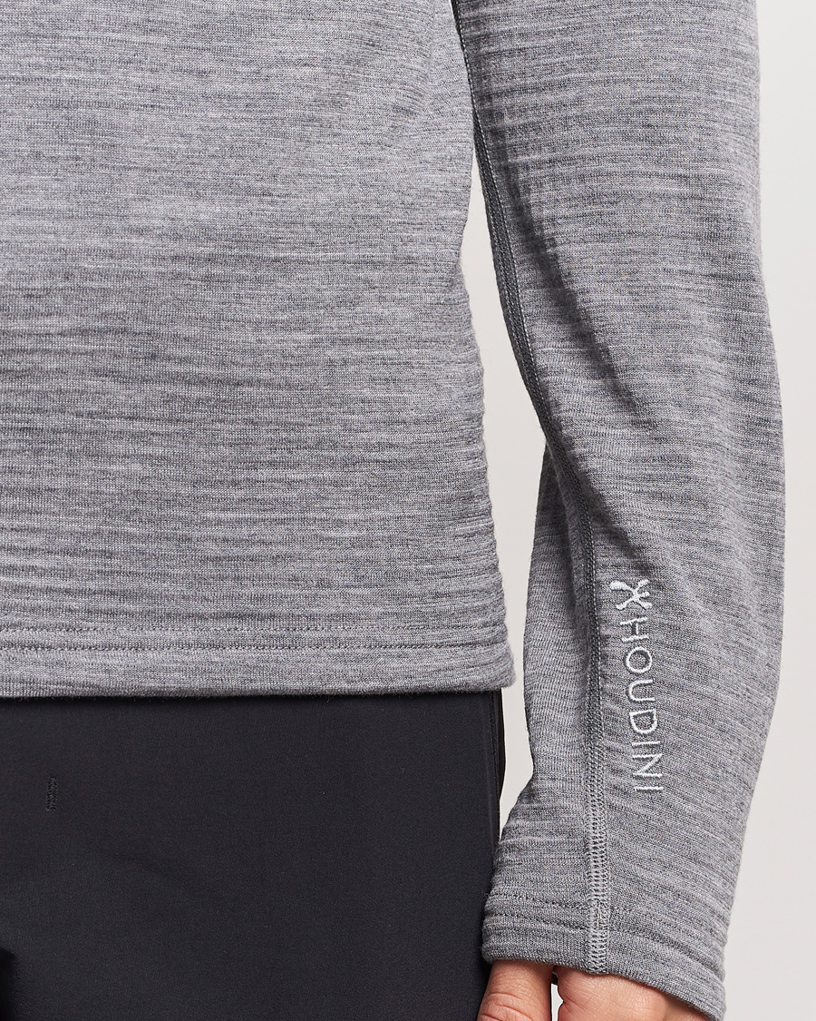 Herr | Tröjor | Houdini | Desoli Merino Thermal Half-Zip College Grey