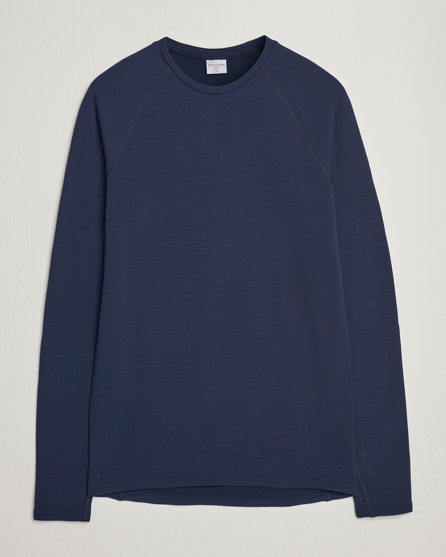Herr | Underställ | Houdini | Desoli Merino Thermal Crew Blue Illusion