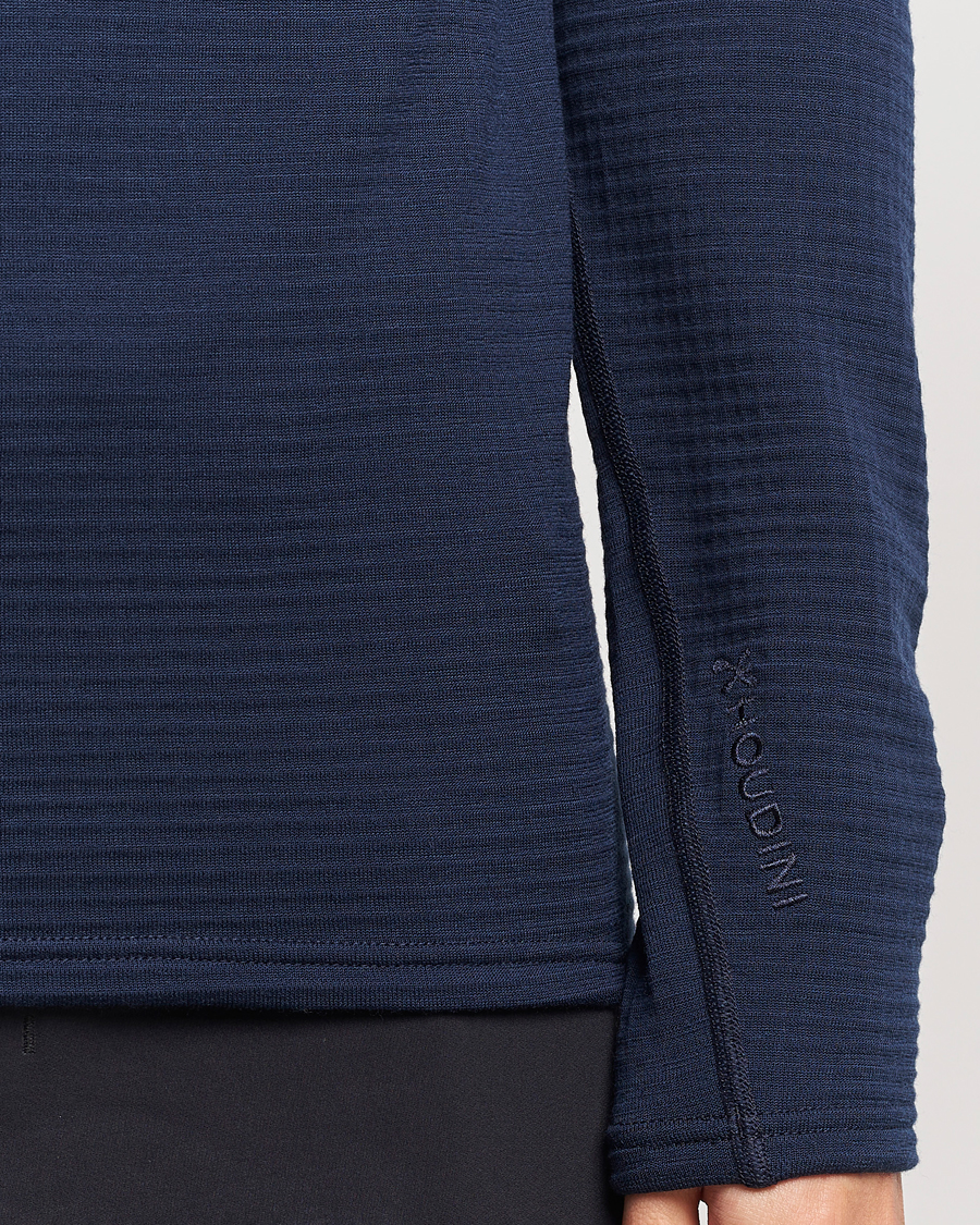 Herr | Underställ | Houdini | Desoli Merino Thermal Crew Blue Illusion