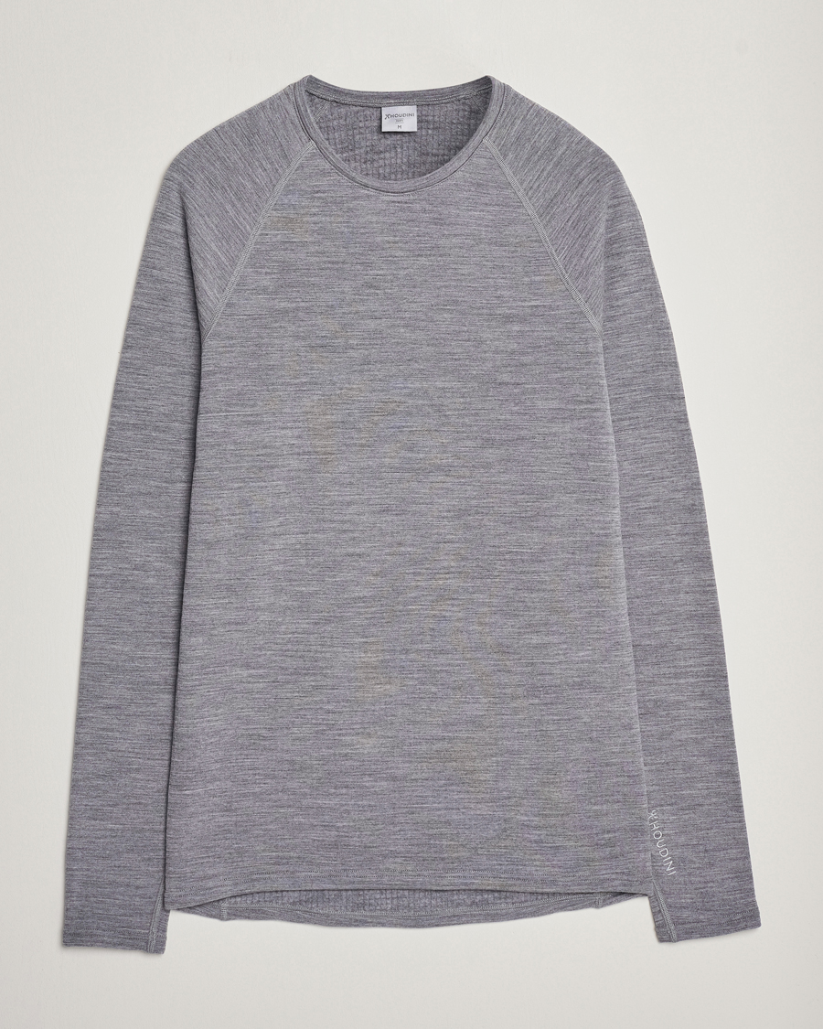 Herr | Tröjor | Houdini | Desoli Merino Thermal Crew College Grey