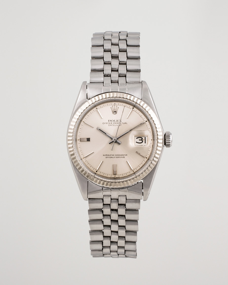 Herr | Rolex Pre-Owned Datejust 1601 Jubilee Steel Silver Steel Silver | Rolex Pre-Owned | Datejust 1601 Jubilee Steel Silver Steel Silver