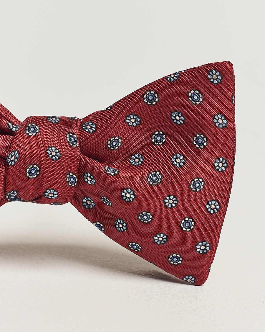 Herr | E. Marinella Silk Bow Tie Burgundy | E. Marinella | Silk Bow Tie Burgundy