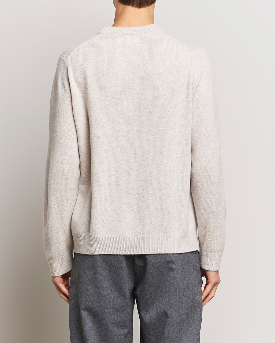 Herr | Tröjor | Samsøe Samsøe | Isak Merino Knitted Sweater Silver Lining
