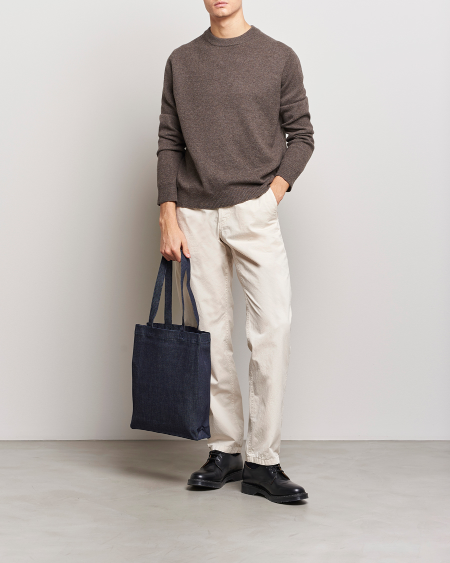 Herr | Tröjor | Samsøe Samsøe | Isak Merino Knitted Sweater Major Brown