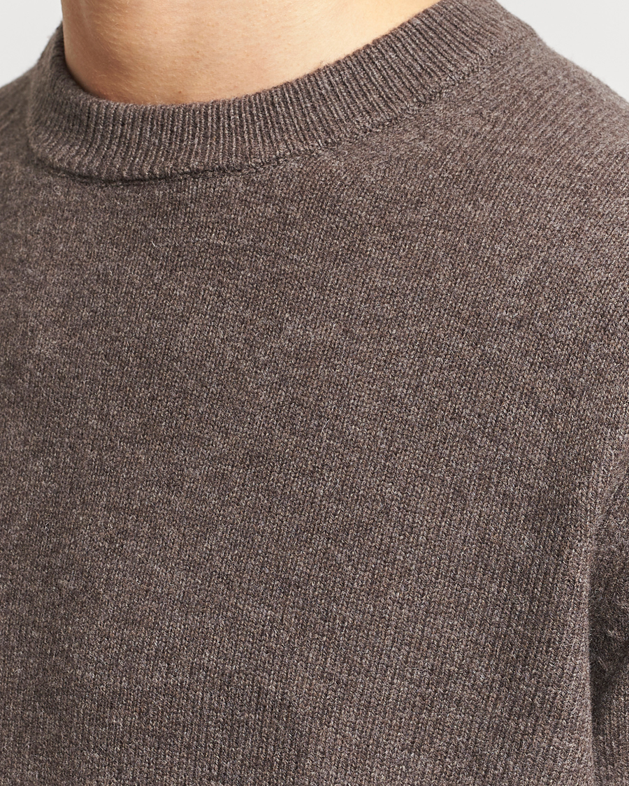 Herr | Tröjor | Samsøe Samsøe | Isak Merino Knitted Sweater Major Brown