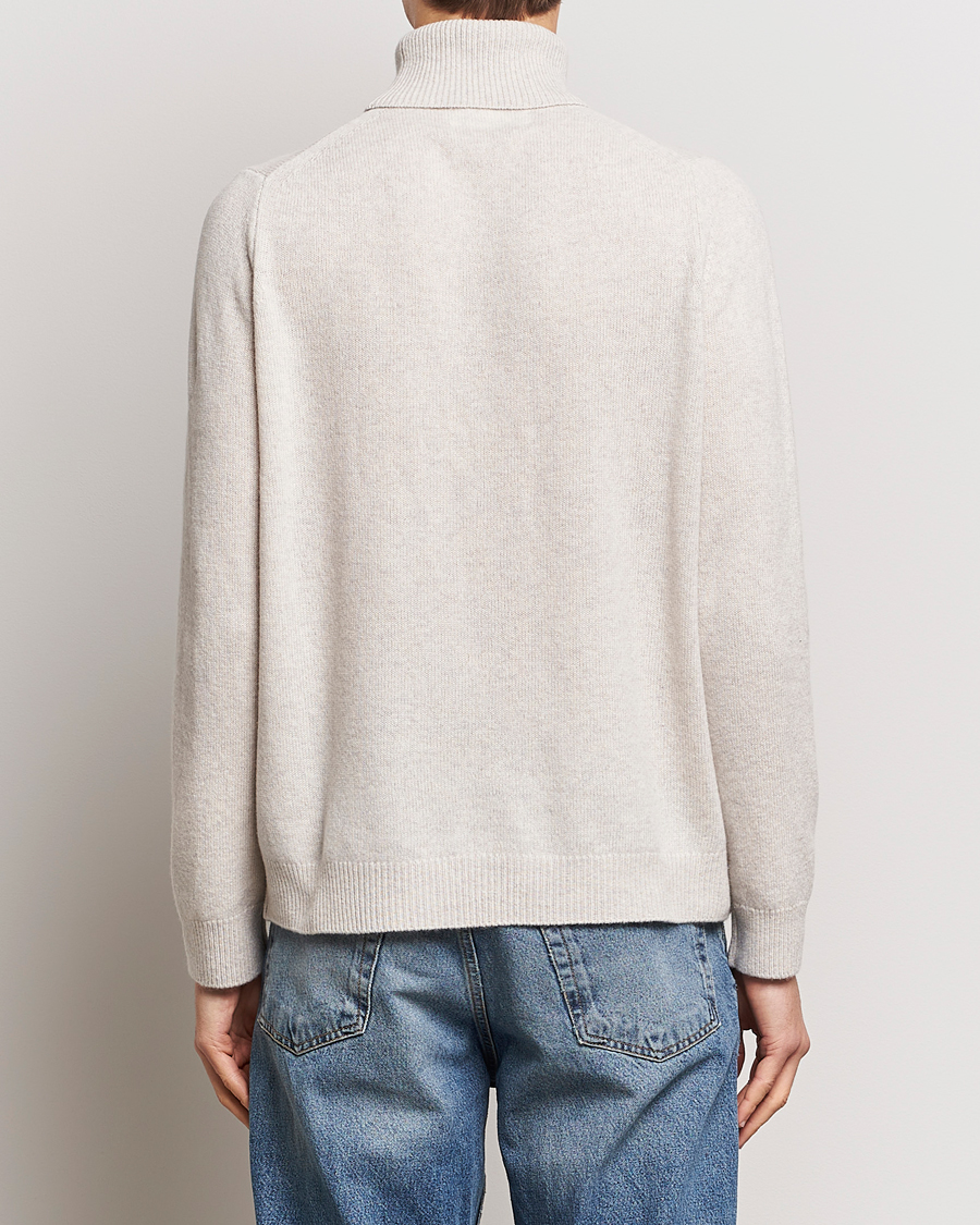 Herr | Tröjor | Samsøe Samsøe | Isak Merino Knitted Turtleneck Silver Lining