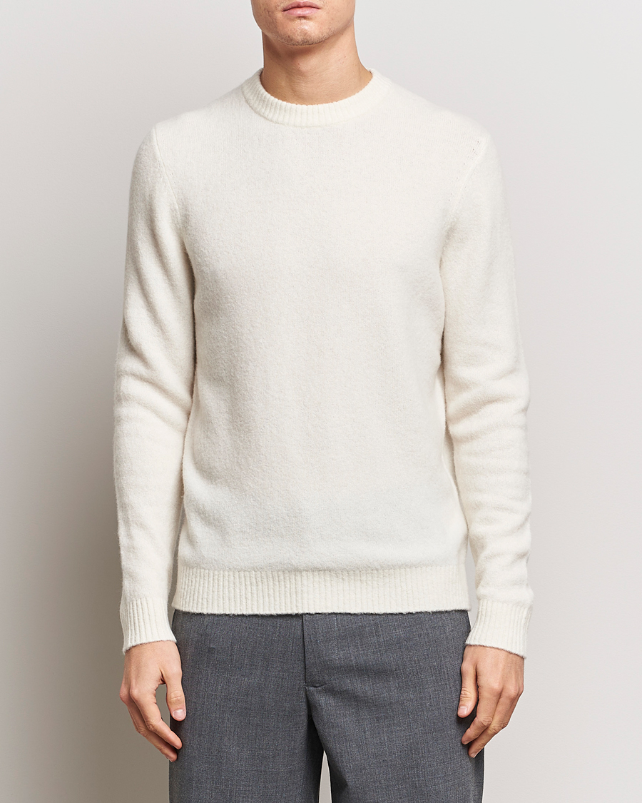 Herr | Tröjor | Samsøe Samsøe | Butler Yak Crew Neck Clear Cream