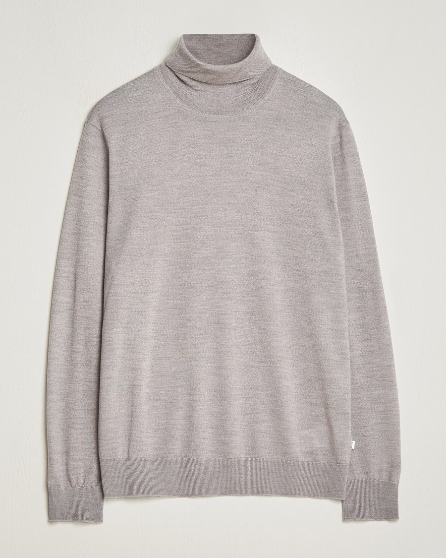 Herr | Tröjor | NN07 | Richard Wool Rollneck Stone