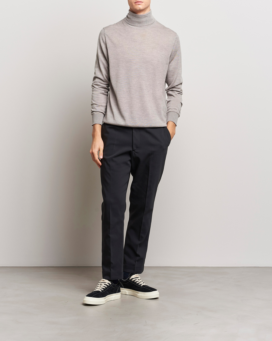 Herr | Tröjor | NN07 | Richard Wool Rollneck Stone