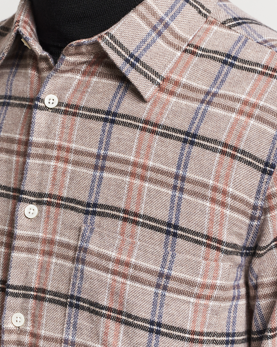 Herr | Skjortor | NN07 | Arne Checked Cotton Shirt Pastel