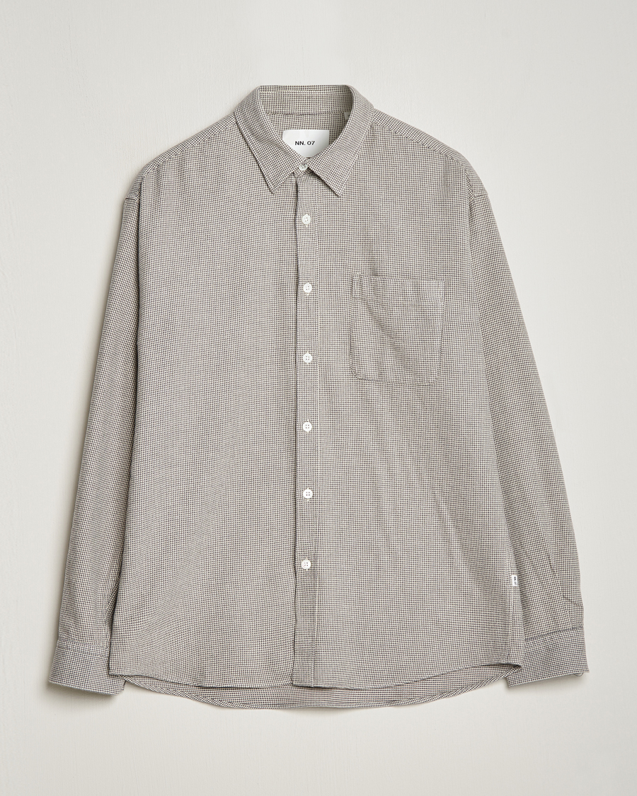 Herr | Skjortor | NN07 | Deon Relaxed Fit Overshirt Dark Grey