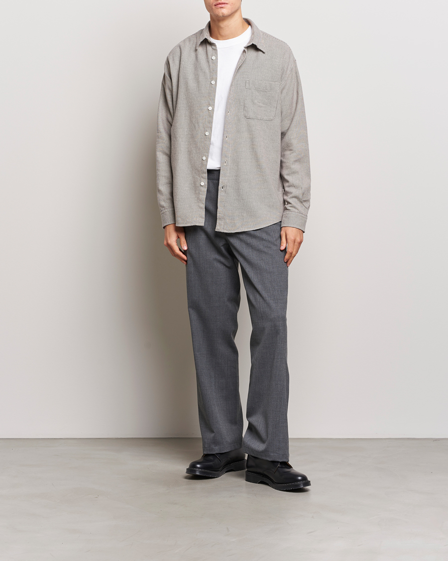Herr | Skjortor | NN07 | Deon Relaxed Fit Overshirt Dark Grey