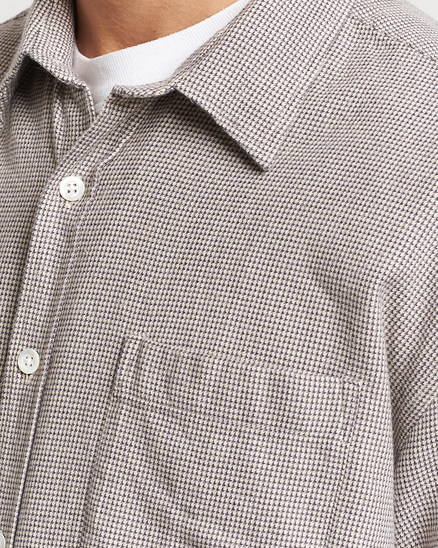 Herr | Skjortor | NN07 | Deon Relaxed Fit Overshirt Dark Grey