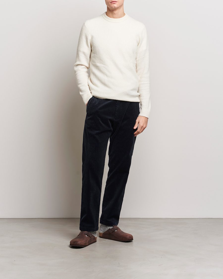 Herr | Byxor | NN07 | Alex Regular Fit Corduroy Pants Navy Blue