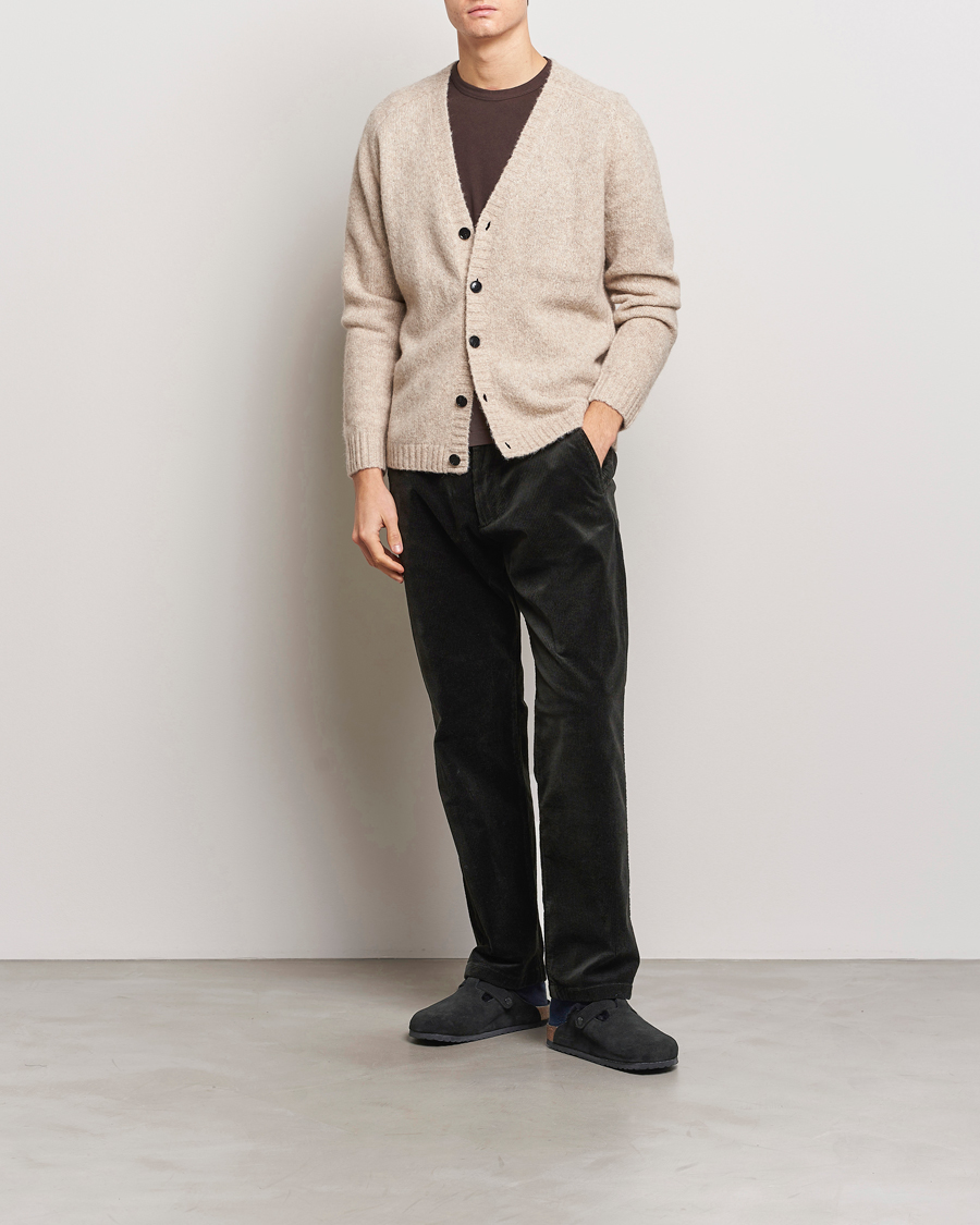 Herr | Byxor | NN07 | Alex Straight Fit Corduroy Pants Dark Green